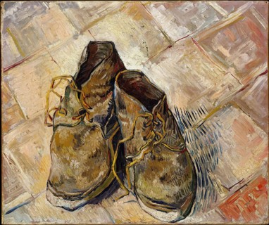 Shoes (1888), Schuhe (1888), Painting by Vincent Willem van Gogh (born 30 March 1853 in
