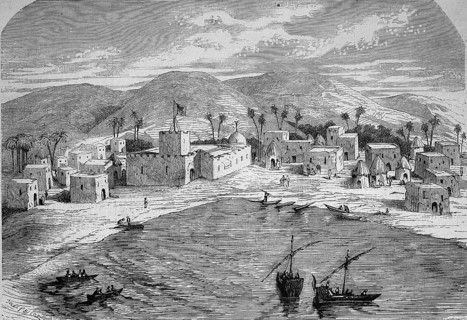 Fomboni, the third largest town in the Comoros, north coast of Moheli Island, in 1869, Historical,