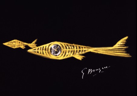 Braque, Laios, Etude pour une broche en or