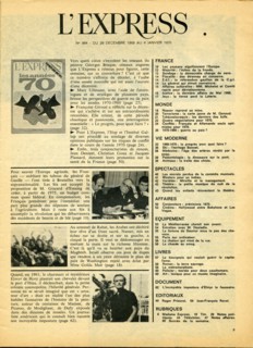 Page 9 de l'Express du 4 janvier 1970