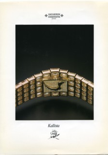 Montre Kallista, dessinée par le peintre Raymond Moretti et faite par Vacheron Constantin