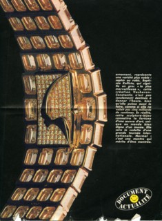 Montre Kallista, dessinée par le peintre Raymond Moretti et faite par Vacheron Constantin