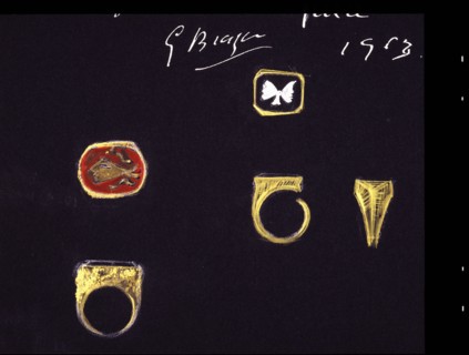Braque, Projet de bagues