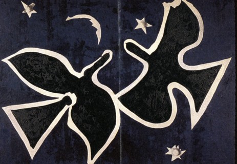Braque, Plafond "Les Oiseaux" de la salle Henri II au palais du Louvre