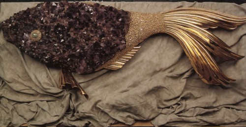 Bijou présenté au musée des bijoux de Braque, à Saint-Dié des Vosges