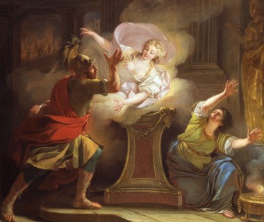 Laceur, Enée poursuit Hélène dans le temple de Vesta