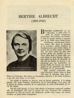 Register of the French Women's Union dedicated to heroic women who died for France