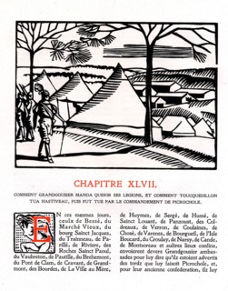 Rabelais : Chapitre 47 de "La vie très horrificque du Grand Gargantua"