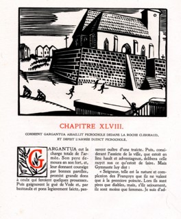 Rabelais : Chapitre 48 de "La vie très horrificque du Grand Gargantua"