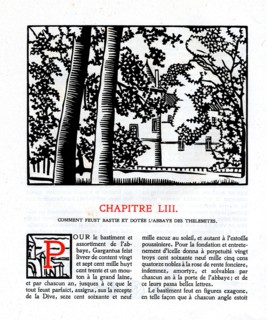 Rabelais : Chapitre 53 de "La vie très horrificque du Grand Gargantua"