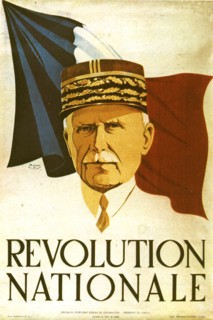 Affiche de propagande pour le gouvernement de Vichy et Pétain