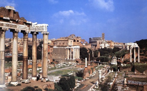 The Roman forum