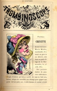 Caricature of prostitution, in : "Le Trombinoscope"