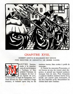 Rabelais : Chapitre 18 de "La vie très horrificque du Grand Gargantua"