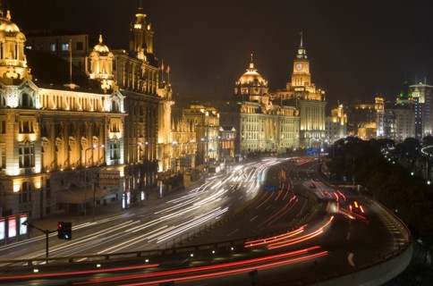 the Bund of Shanghai
