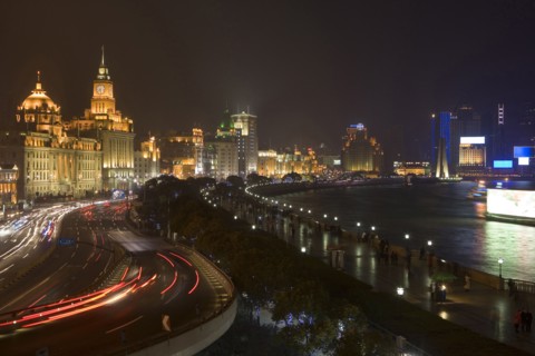 the Bund of Shanghai