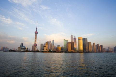 the Bund of Shanghai