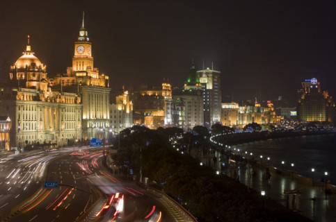 the Bund of Shanghai