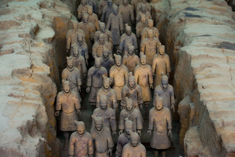 the Emperor Qin's Terra-cotta Warriors,Terra-cotta,Terracotta,Terra cotta,Xi'an