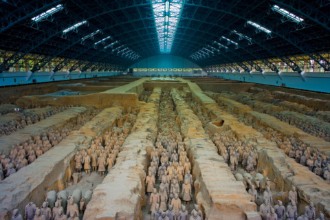 the Emperor Qin's Terra-cotta Warriors,Terra-cotta,Terracotta,Terra cotta,Xi'an