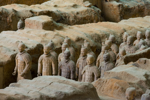 the Emperor Qin's Terra-cotta Warriors,Terra-cotta,Terracotta,Terra cotta,Xi'an