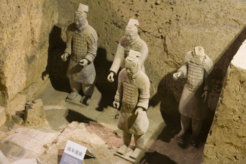 the Emperor Qin's Terra-cotta Warriors,Terra-cotta,Terracotta,Terra cotta,Xi'an
