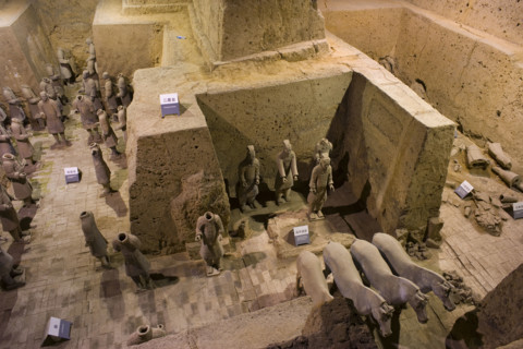 the Emperor Qin's Terra-cotta Warriors,Terra-cotta,Terracotta,Terra cotta,Xi'an