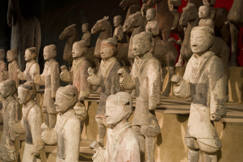 the Emperor Qin's Terra-cotta Warriors,Terra-cotta,Terracotta,Terra cotta,Xi'an