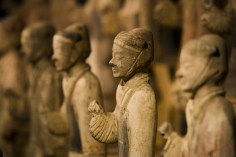 the Emperor Qin's Terra-cotta Warriors,Terra-cotta,Terracotta,Terra cotta,Xi'an