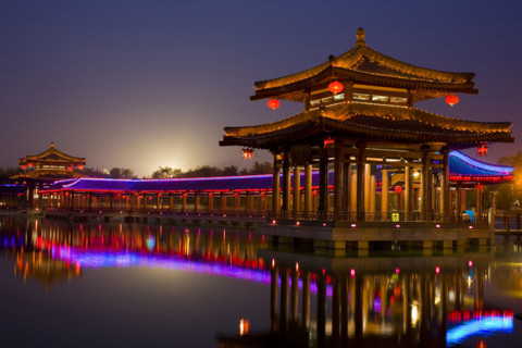 Night Scene of Tang Paradise,Xi'an