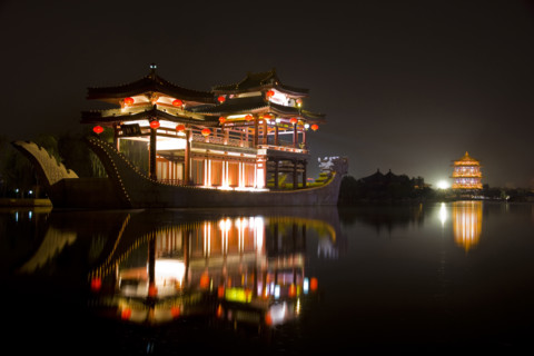 Night Scene of Tang Paradise,Xi'an