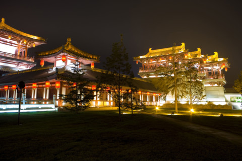 Night Scene of Tang Paradise,Xi'an