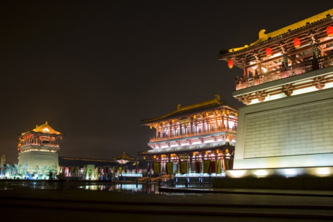 Night Scene of Tang Paradise,Xi'an