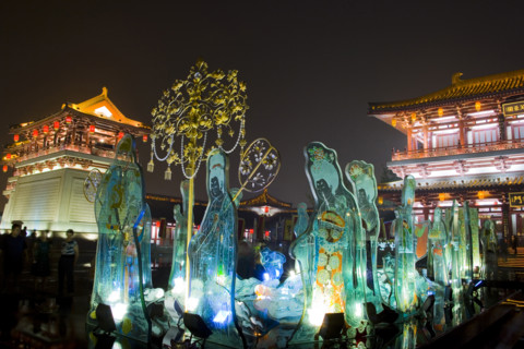 Night Scene of Tang Paradise,Xi'an