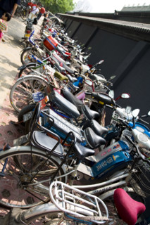 Bicycles at Panjiayuan Flea Market of Antiques,Beijing