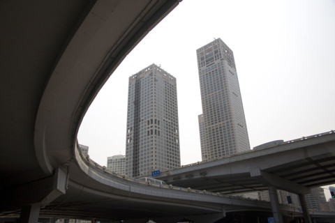 Mansions and Buildings,Scene of Beijing's CBD District