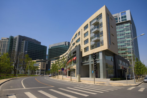 Mansions and Building,Finance Area of Beijing