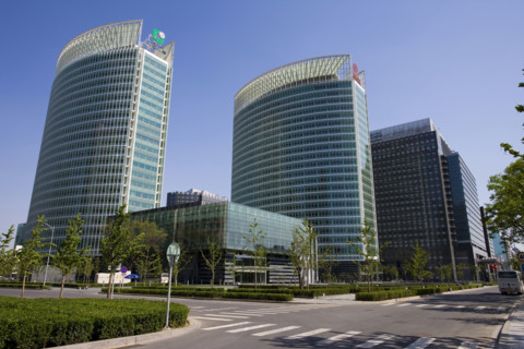 Mansions and Building,Finance Area of Beijing