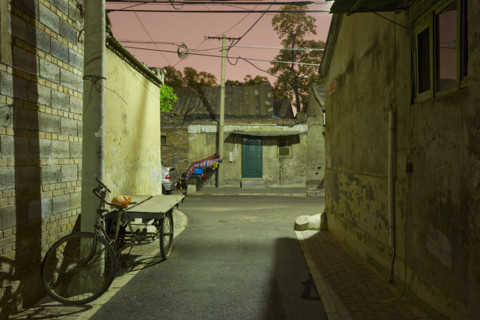 Night Scene of Beijing Hutong