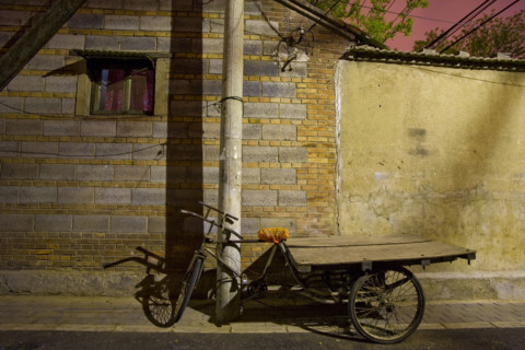 Night Scene of Beijing Hutong