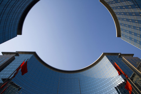 Mansions and Building,Wangfujing District,Scene of Beijing