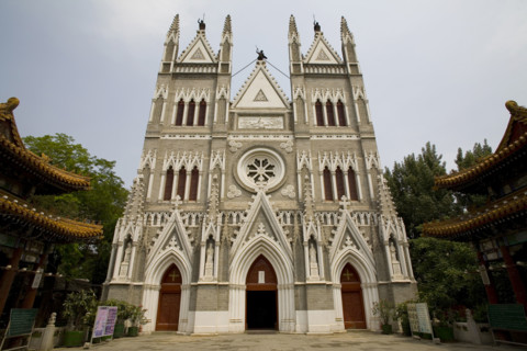View of Xishiku Church,Beijing