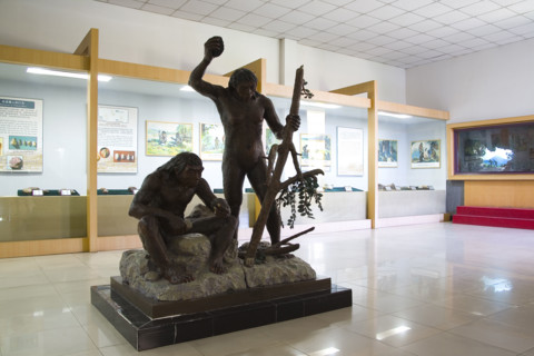 unearthed cultural relics from Ruins of Zhoukoudian PalaeoHuman