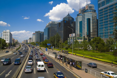 Mansions and in a row,View of Beijing City