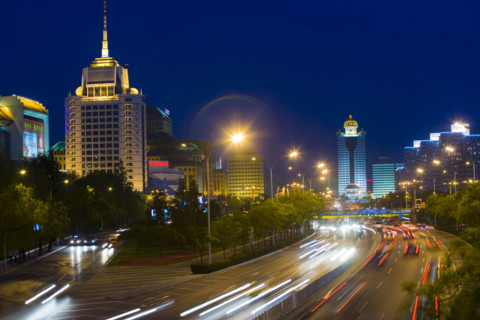 Night Scene of Finance Area of Beijing