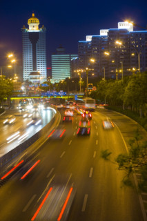 Night Scene of Finance Area of Beijing