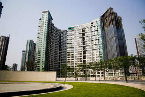 Mansions and Buildings,Scene of Beijing's CBD District