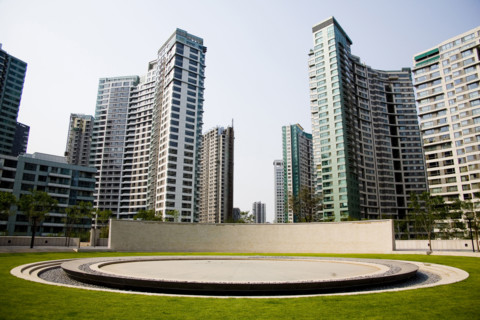 Mansions and Buildings,Scene of Beijing's CBD District