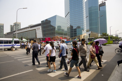 Mansions and Buildings,Scene of Beijing's CBD District