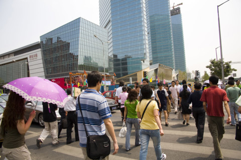 Mansions and Buildings,Scene of Beijing's CBD District